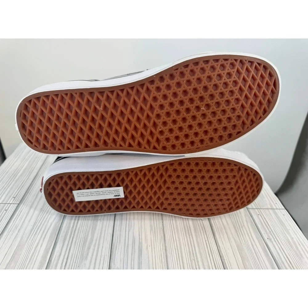 Vans Sk8-Hi Paisley Gray True White High Top Sneakers Skate Shoes Men's 11 - Picture 6 of 6